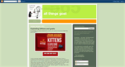 Desktop Screenshot of goatmaiden.blogspot.com