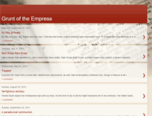 Tablet Screenshot of gruntoftheempress.blogspot.com