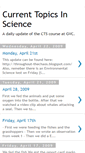 Mobile Screenshot of current-topics-in-science.blogspot.com