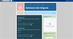 Desktop Screenshot of dumnezeuestedragoste.blogspot.com