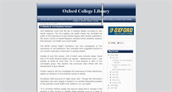 Desktop Screenshot of oxfordlibrary.blogspot.com