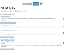 Tablet Screenshot of onlinequrandownloads.blogspot.com