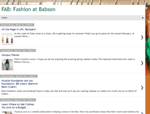 Tablet Screenshot of fashionatbabson.blogspot.com