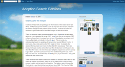 Desktop Screenshot of adoptionsearchservices.blogspot.com