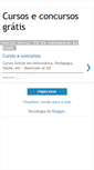 Mobile Screenshot of cursoseconcursosgratis.blogspot.com
