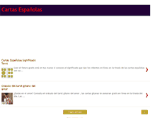 Tablet Screenshot of cartasespanolas.blogspot.com