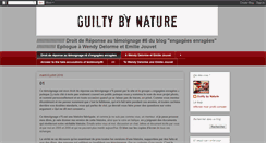 Desktop Screenshot of guilty-by-nature.blogspot.com