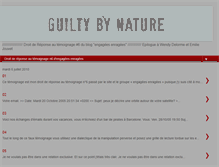 Tablet Screenshot of guilty-by-nature.blogspot.com