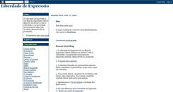 Desktop Screenshot of liberdade-de-expressao.blogspot.com