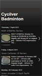 Mobile Screenshot of cycilverbadminton.blogspot.com