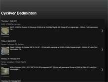 Tablet Screenshot of cycilverbadminton.blogspot.com