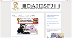 Desktop Screenshot of diretoriohistoriaufpe.blogspot.com