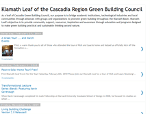 Tablet Screenshot of klamathleaf.blogspot.com