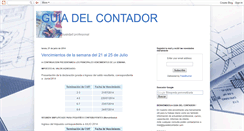 Desktop Screenshot of guiadelcontador.blogspot.com