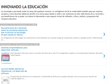 Tablet Screenshot of innovadoresdelaeducacion.blogspot.com