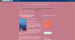Desktop Screenshot of carolynnsbookshelf.blogspot.com