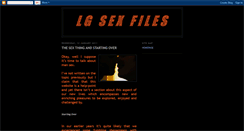 Desktop Screenshot of lgsexfiles.blogspot.com