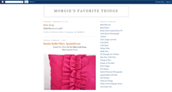 Desktop Screenshot of morgiesfavorites.blogspot.com