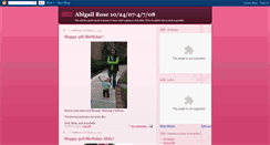 Desktop Screenshot of abigailrosejacoby.blogspot.com