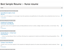 Tablet Screenshot of best-resume-tips.blogspot.com