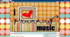 Desktop Screenshot of iheartprimarymusic.blogspot.com