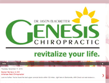 Tablet Screenshot of genesis-chiropractic.blogspot.com