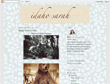 Tablet Screenshot of idahosarah.blogspot.com