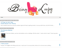 Tablet Screenshot of beingloopy.blogspot.com