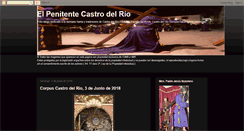 Desktop Screenshot of elpenitentecastrodelrio.blogspot.com