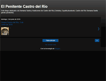 Tablet Screenshot of elpenitentecastrodelrio.blogspot.com