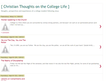 Tablet Screenshot of christianthoughts-collegelife.blogspot.com