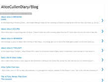 Tablet Screenshot of alicecullendiary-blog.blogspot.com