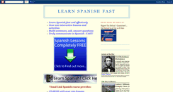 Desktop Screenshot of fastspanishlearning.blogspot.com