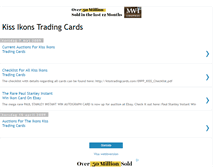 Tablet Screenshot of kissikonstradingcards.blogspot.com