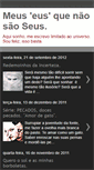 Mobile Screenshot of meuseusquenaosaoseus.blogspot.com