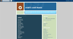 Desktop Screenshot of evanscoolmusic.blogspot.com