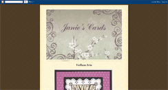 Desktop Screenshot of janiesgreetingcards.blogspot.com