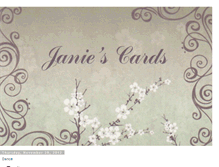 Tablet Screenshot of janiesgreetingcards.blogspot.com