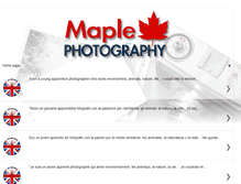 Tablet Screenshot of maplephotography.blogspot.com