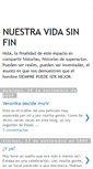 Mobile Screenshot of nuestravidasinfin.blogspot.com