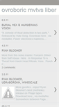 Mobile Screenshot of ouroboricmutusliber.blogspot.com