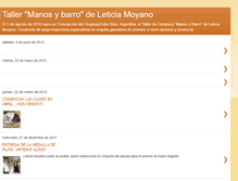Tablet Screenshot of manosybarrodeleticiamoyano.blogspot.com