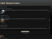 Tablet Screenshot of calbumreviews.blogspot.com