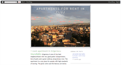 Desktop Screenshot of apartamentecluj.blogspot.com