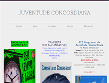 Tablet Screenshot of juventudeconcordiana.blogspot.com