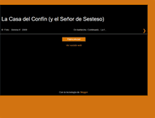 Tablet Screenshot of lacasadelconfin.blogspot.com