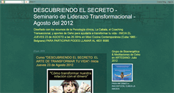 Desktop Screenshot of descubriendo-elsecreto.blogspot.com