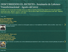 Tablet Screenshot of descubriendo-elsecreto.blogspot.com