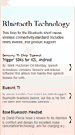 Mobile Screenshot of bluetoothtechnology-zone.blogspot.com