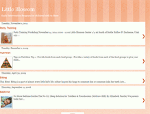 Tablet Screenshot of littleblossomcenter.blogspot.com